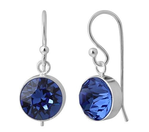 Sterling Silver Swarovski Birthstone Earrings - September | Bella Donna Siver | Jewellery | Thirty 16 Williamstown
