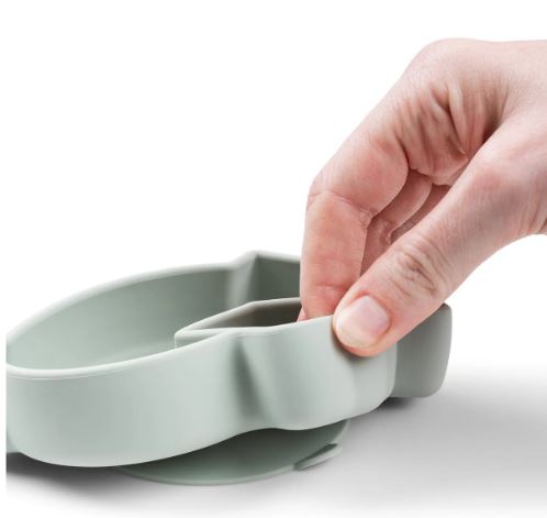 Stick and Stay Plate Birdee - Green | Done By Deer | Children&#39;s Dinnerware | Thirty 16 Williamstown