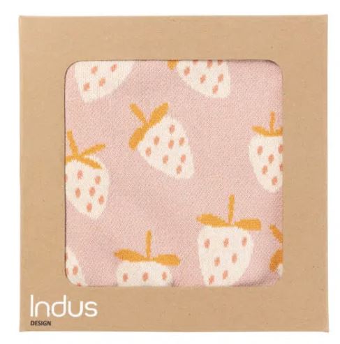 Strawberry Baby Blanket | Indus | Bedding, Blankets &amp; Swaddles | Thirty 16 Williamstown