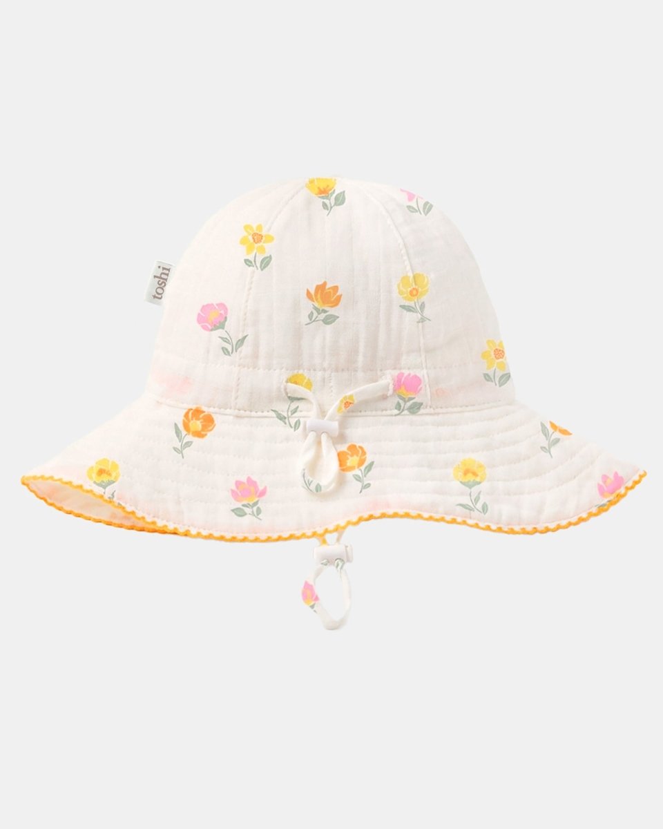 Sunhat Bell Pippa - Vanilla | Toshi | Baby & Toddler Sunhats | Thirty 16 Williamstown