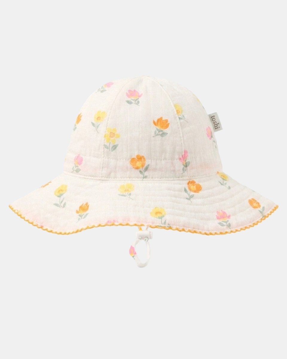Sunhat Bell Pippa - Vanilla | Toshi | Baby & Toddler Sunhats | Thirty 16 Williamstown
