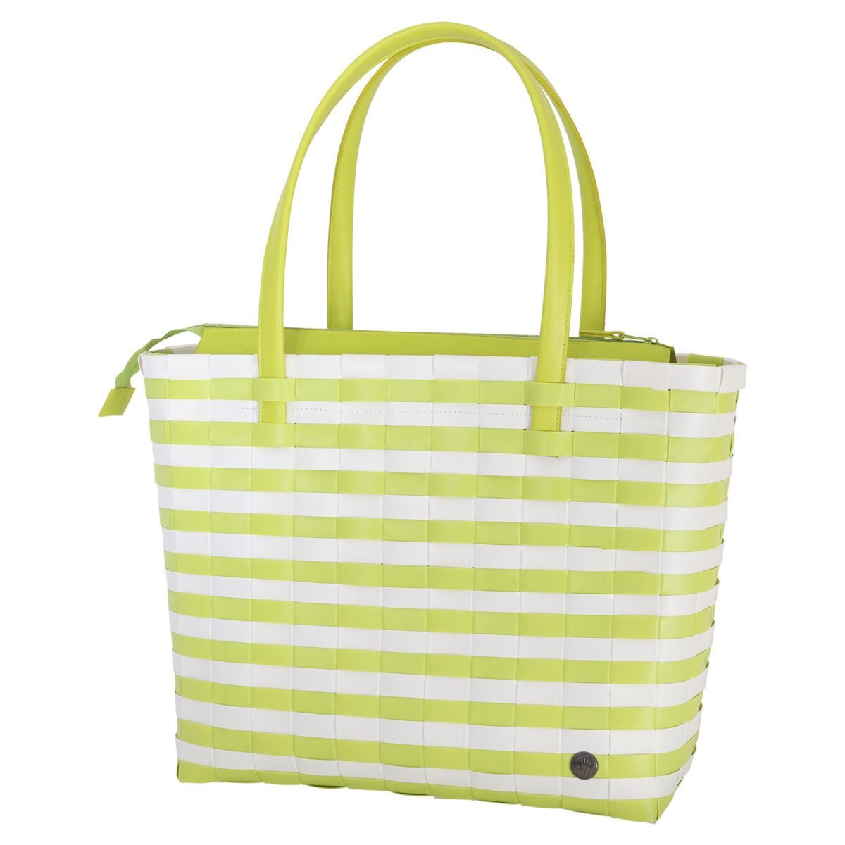 Sunny Bay - Bright Green/Pearl | Handed By | Baskets & Shoppers | Thirty 16 Williamstown