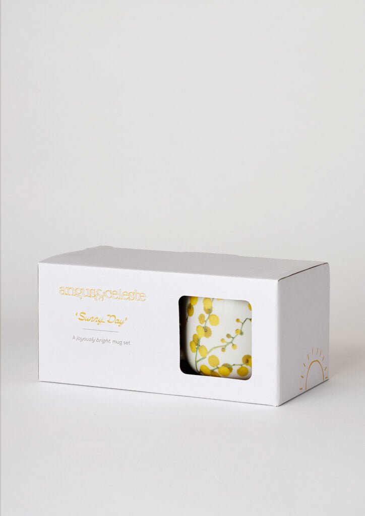 Sunny Day Mugs Two of Set - Wattle | Angus &amp; Celeste | Mugs &amp; Cups | Thirty 16 Williamstown