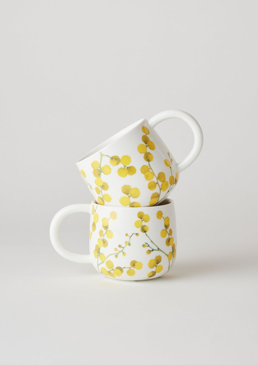 Sunny Day Mugs Two of Set - Wattle | Angus & Celeste | Mugs & Cups | Thirty 16 Williamstown