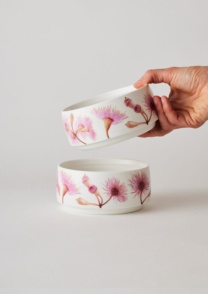 Sunny Day Stackable Bowls Two of Set - Fairy Floss Gum | Angus &amp; Celeste | Serving Ware | Thirty 16 Williamstown