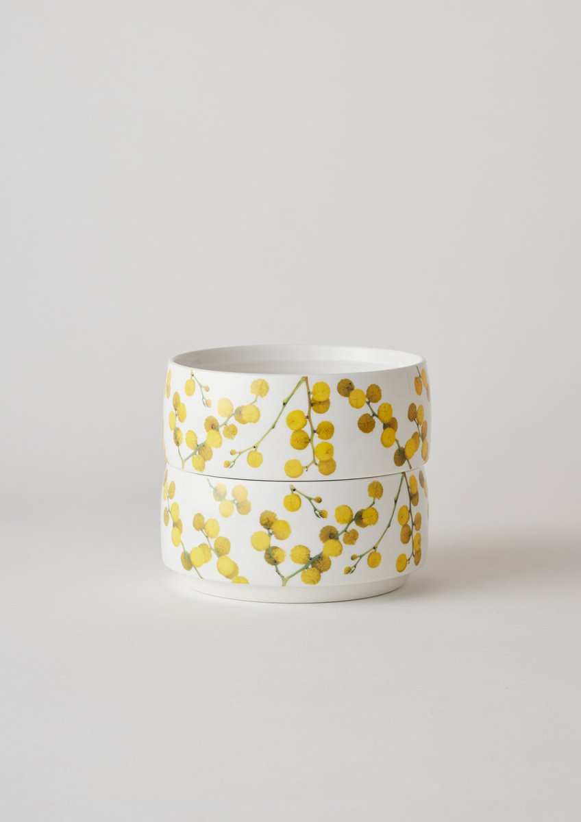 Sunny Day Stackable Bowls Two of Set - Wattle Blossom | Angus &amp; Celeste | Serving Ware | Thirty 16 Williamstown