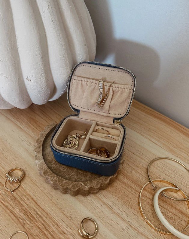 Suzie Jewellery Box - Steel Blue | Louenhide | Accessories | Thirty 16 Williamstown