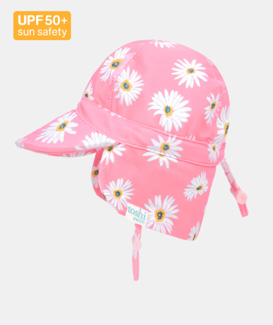 Swim Flap Cap Paradise - Daisy Watermelon | Toshi | Baby & Toddler Swim Sun Hats | Thirty 16 Williamstown