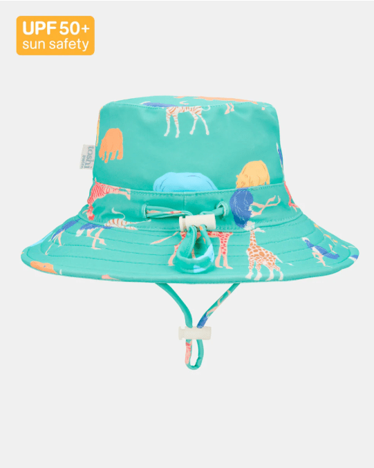Swim Sunhat Paradise - Congo Seagrass | Toshi | Baby & Toddler Swim Sun Hats | Thirty 16 Williamstown