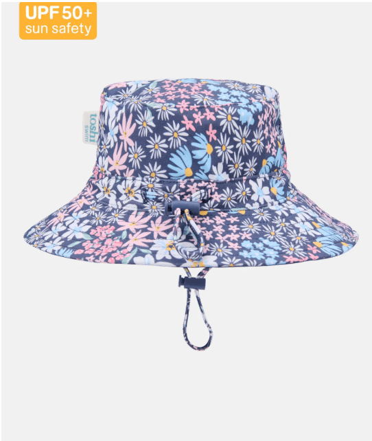 Swim Sunhat Paradise - Wattle Dusk | Toshi | Baby & Toddler Swim Sun Hats | Thirty 16 Williamstown