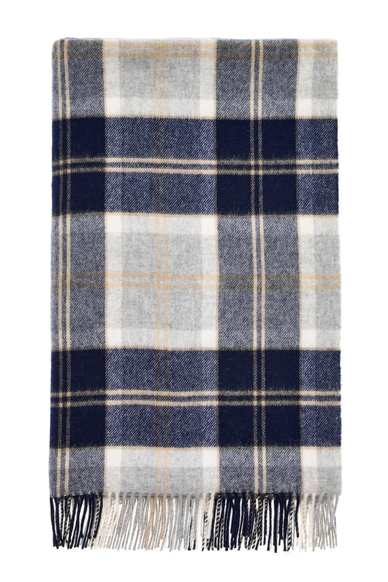 Tartan Bannockbane Throw - Silver | Bronte By Moon | Throws & Rugs | Thirty 16 Williamstown