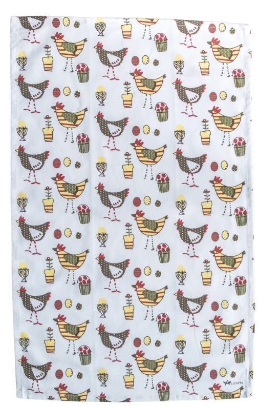 Tea Towel - Chickens | All Gifts Australia | Aprons, Mitts & Tea Towels | Thirty 16 Williamstown