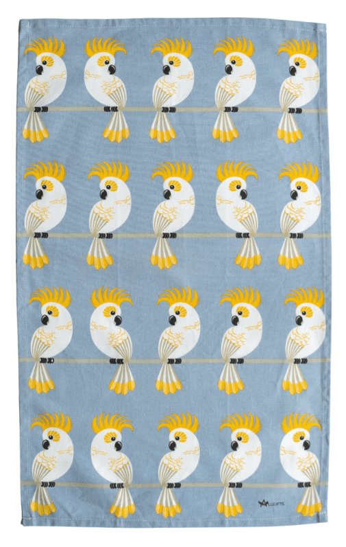 Tea Towel - Cocky | All Gifts Australia | Aprons, Mitts & Tea Towels | Thirty 16 Williamstown
