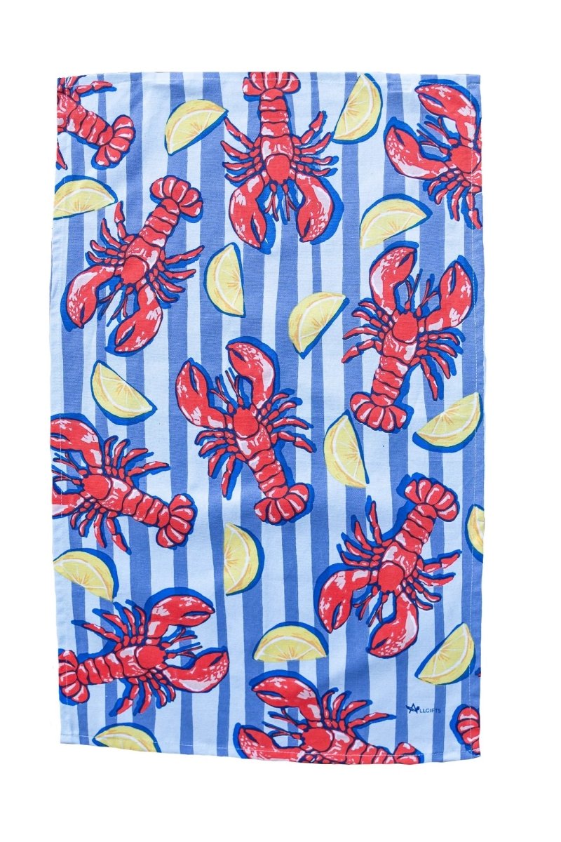 Tea Towel - Crayfish | All Gifts Australia | Aprons, Mitts &amp; Tea Towels | Thirty 16 Williamstown