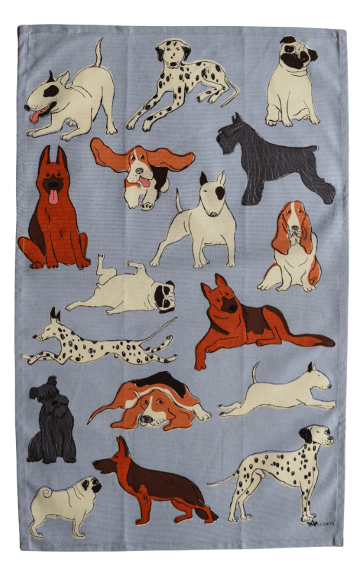 Tea Towel - Dog Breeds | All Gifts Australia | Aprons, Mitts & Tea Towels | Thirty 16 Williamstown