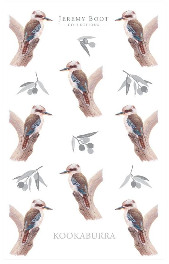 Tea Towel - Kookaburra | Jeremy Boot Collections | Aprons, Mitts & Tea Towels | Thirty 16 Williamstown