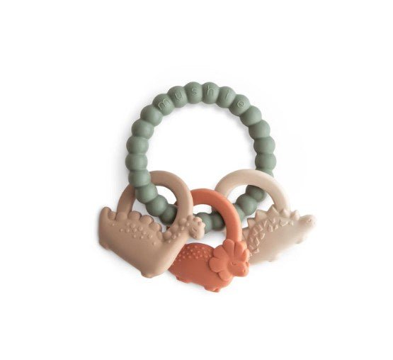 Teether - Dino Ring | Mushie | Comforters, Teethers &amp; Rattles | Thirty 16 Williamstown
