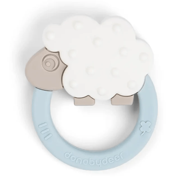 Teether Sheepy - Blue | Done By Deer | Comforters, Teethers & Rattles | Thirty 16 Williamstown