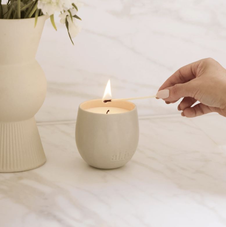 The Retreat - Magnolia & Vanilla Bean Soy Candle | Al.ive Body | Home Fragrances | Thirty 16 Williamstown