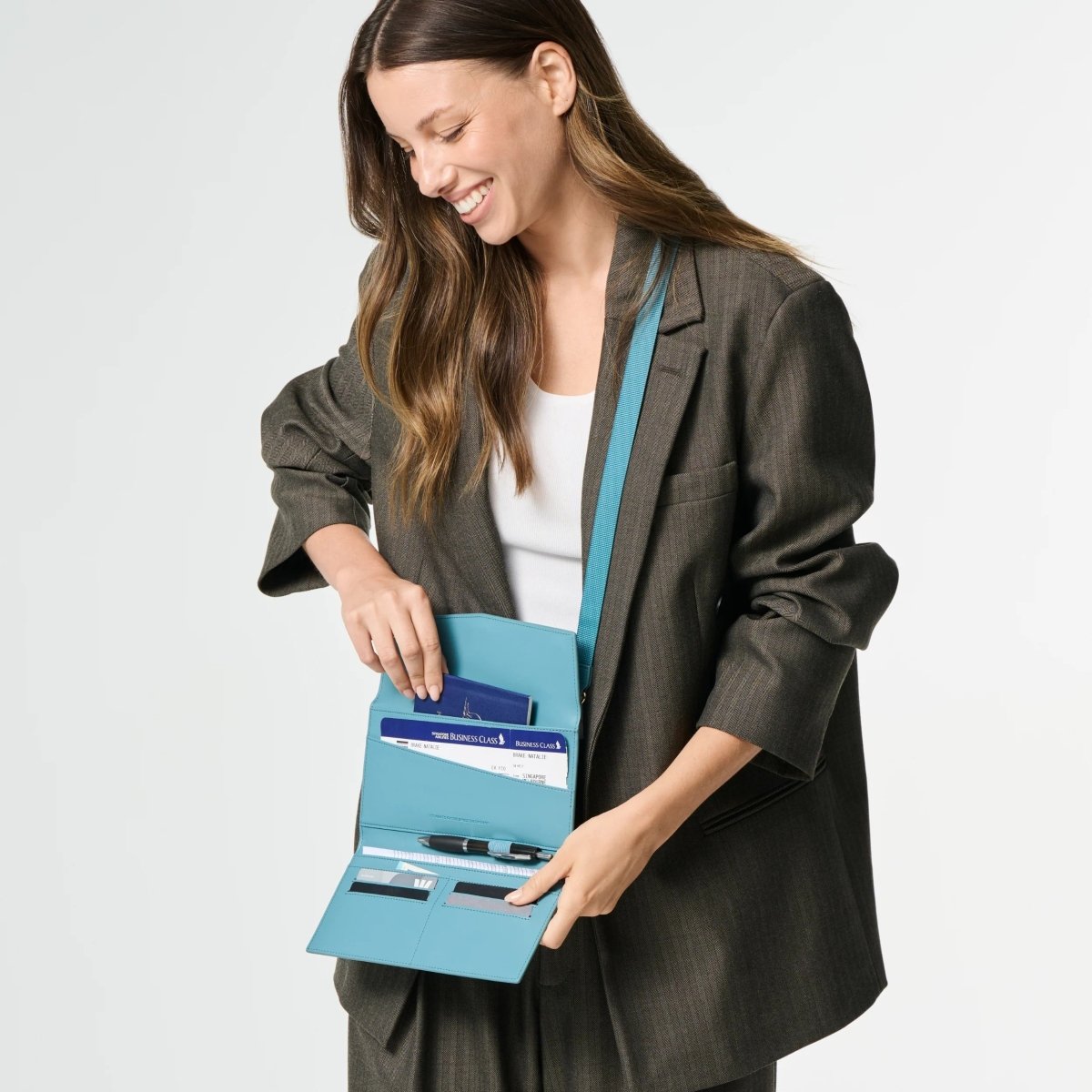 The Traveller 2.0 - Teal | Fox and Leo | Women's Travel Accessories, Bags & Wallets | Thirty 16 Williamstown