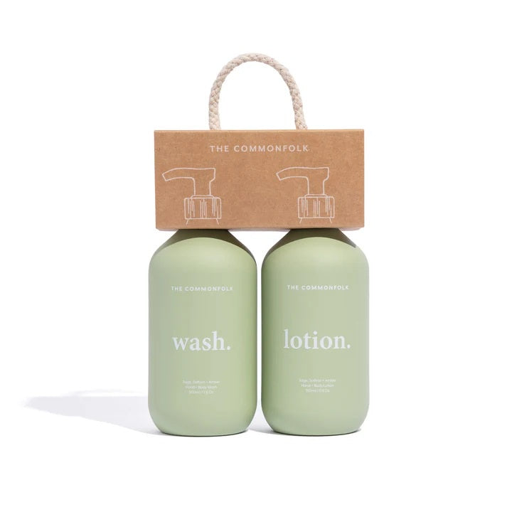 Keep It Simple Wash+Lotion Kit - Sage