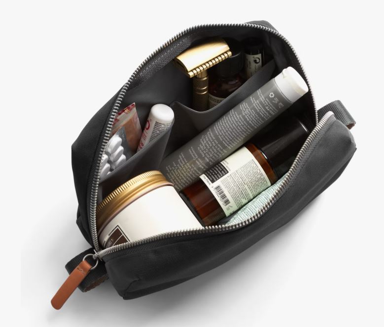 Toiletry Kit Plus - Black | Bellroy | Men&#39;s Grooming &amp; Toiletry Bags | Thirty 16 Williamstown