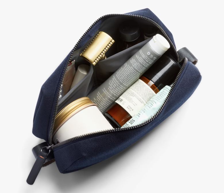 Toiletry Kit Plus - Navy | Bellroy | Men&#39;s Grooming &amp; Toiletry Bags | Thirty 16 Williamstown
