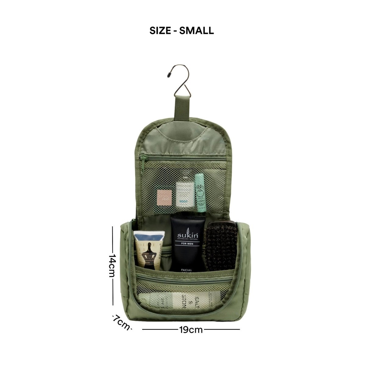 Toiletry Organiser Small - Olive | Lapoche | Travel Accessories | Thirty 16 Williamstown