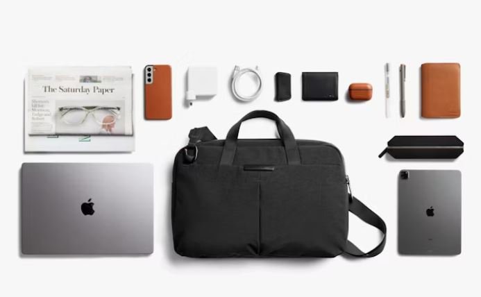 Tokyo Laptop Bag 16&quot; - Raven | Bellroy | Travel Wallets &amp; Accessories | Thirty 16 Williamstown