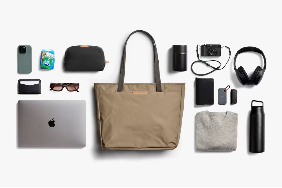 Tokyo Tote 15L - Khaki | Bellroy | Tech Bags | Thirty 16 Williamstown
