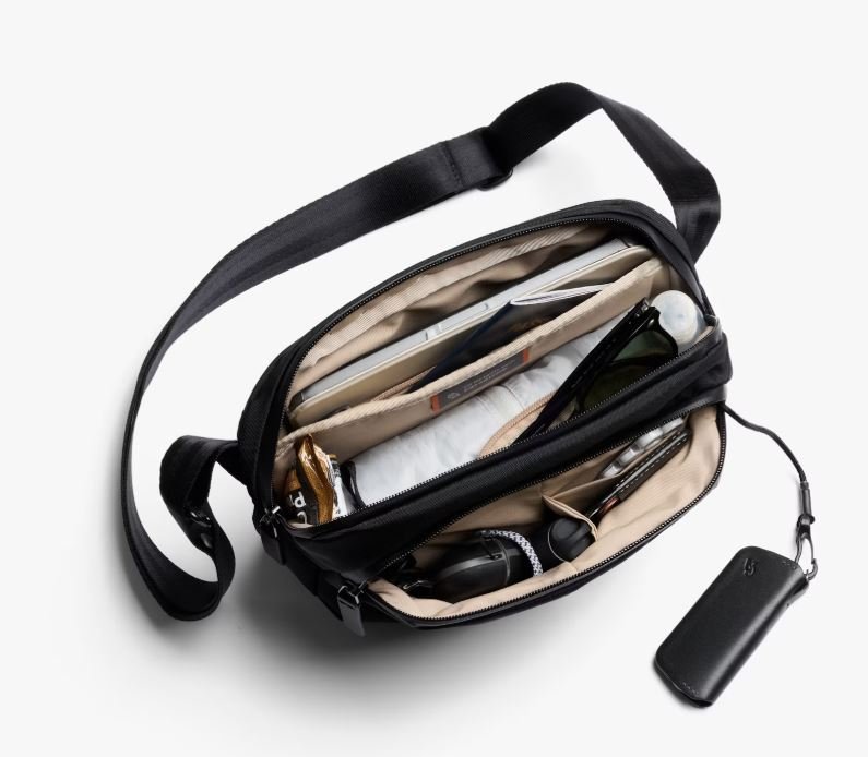 Transit Sling 5L - Black | Bellroy | Travel Bags | Thirty 16 Williamstown