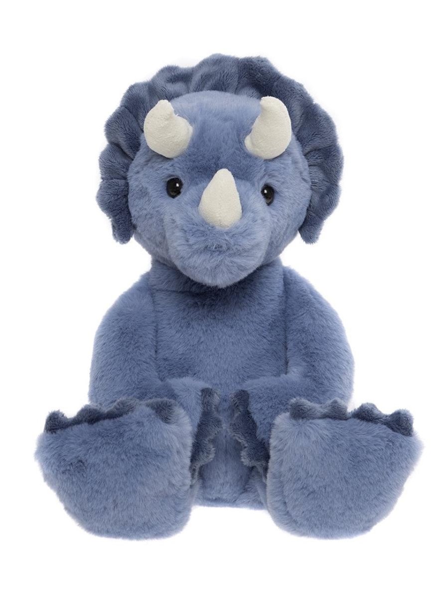 Troy Triceratops - Denim Blue | Bear &amp; Me | Toys | Thirty 16 Williamstown
