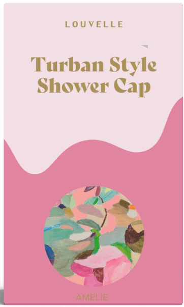 Turban Shower Cap Amelie - Flourish | Louvelle | Shower Caps | Thirty 16 Williamstown