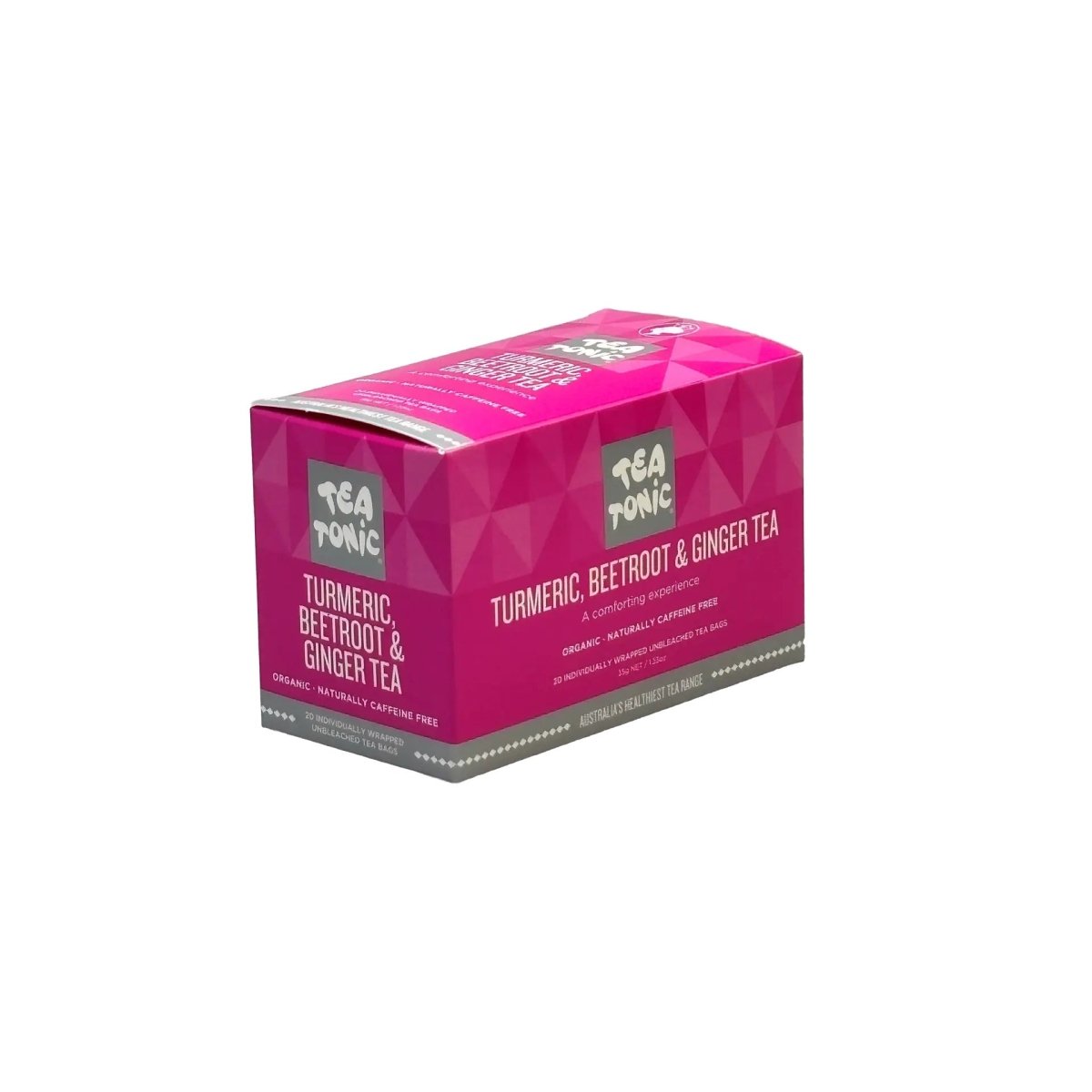 Turmeric Beetroot &amp; Ginger Tea - 20 Teabags Box Organic | Tea Tonic | Tea &amp; Accessories | Thirty 16 Williamstown
