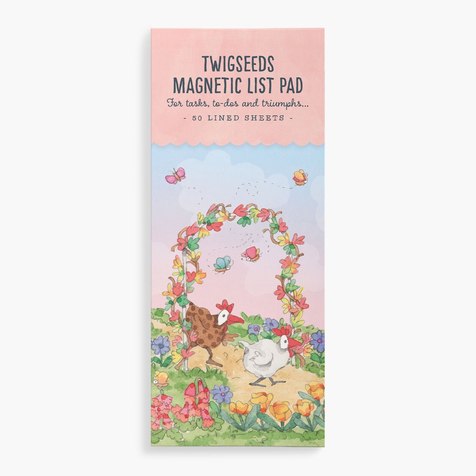 Magnetic List Notepad - Chickens