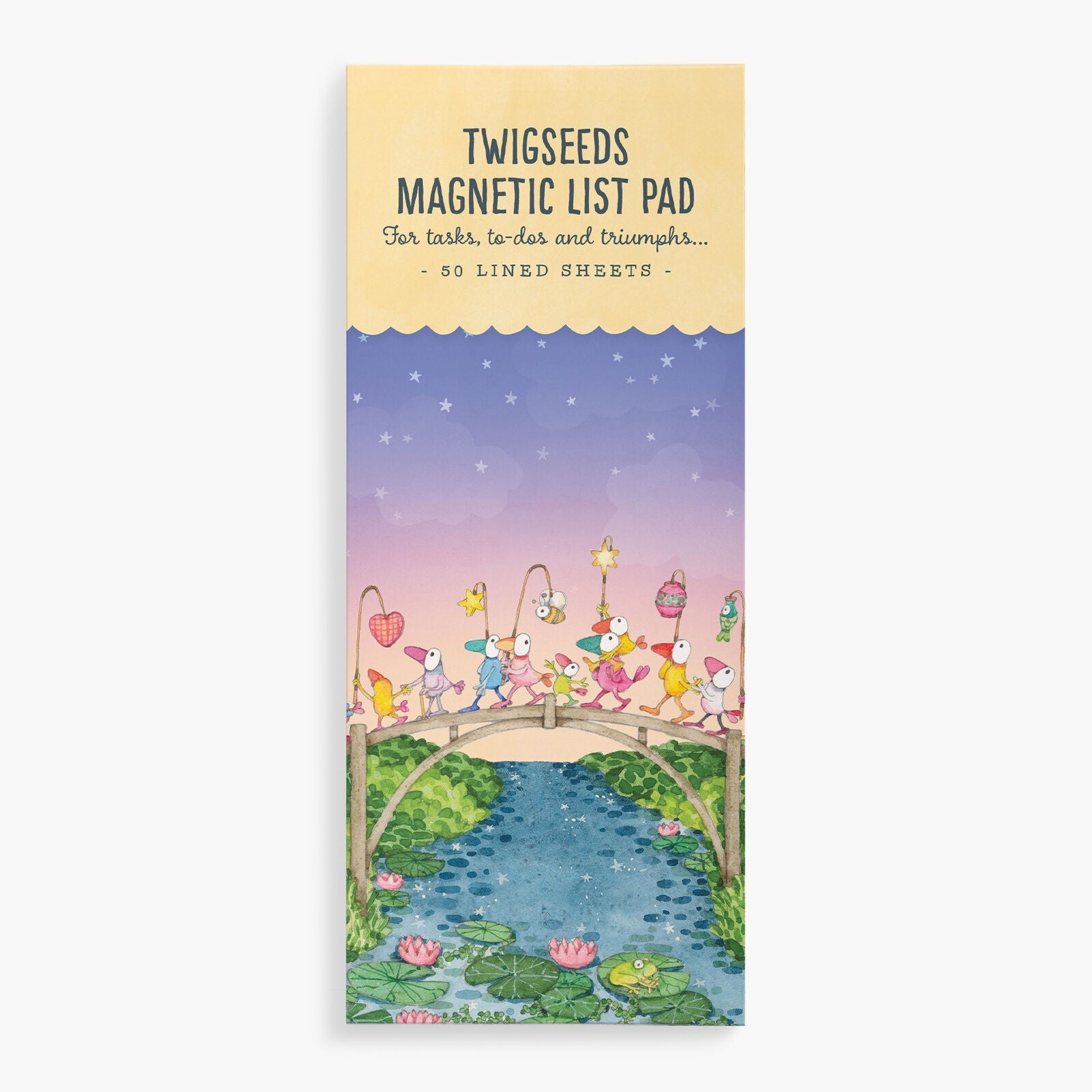 Magnetic List Notepad - Lanterns