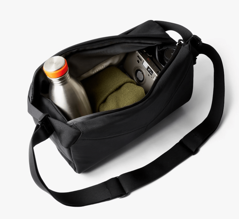 Venture Sling 9L - Black | Bellroy | Travel Bags | Thirty 16 Williamstown
