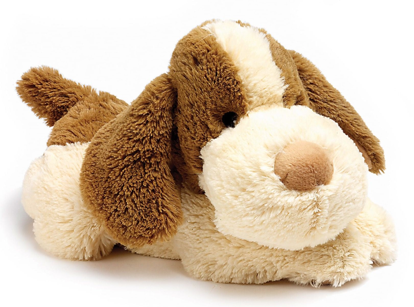 Heatable Soft Toy - Laying Patch Puppy