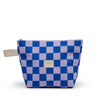 Wet Base Large - Lilac/Blue Check | Base | Cosmetic Bags | Thirty 16 Williamstown