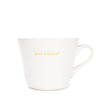 White Porcelain Bucket Mug 350ml - Good Morning | Keith Bryner Jones | Mugs &amp; Cups | Thirty 16 Williamstown