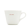 White Porcelain Bucket Mug 350ml - The Boss | Keith Bryner Jones | Mugs &amp; Cups | Thirty 16 Williamstown