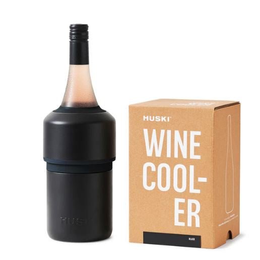 Wine Cooler - Black | Huski | Insulated Drink Chillers | Thirty 16 Williamstown