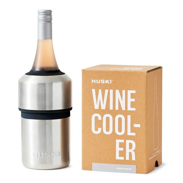 Wine Cooler - Brushed Stainless | Huski | Insulated Drink Chillers | Thirty 16 Williamstown