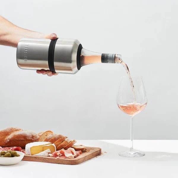 Wine Cooler - Black | Huski | Insulated Drink Chillers | Thirty 16 Williamstown
