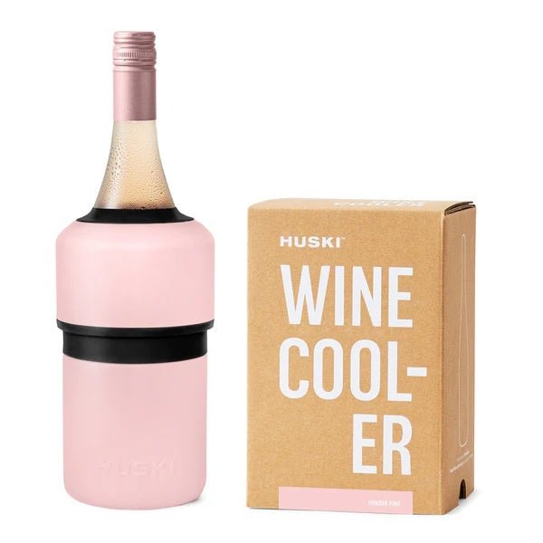Wine Cooler - Powder Pink | Huski | Insulated Drink Chillers | Thirty 16 Williamstown
