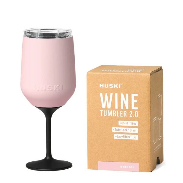 Wine Tumbler 2.0 - Powder Pink | Huski | Insulated Drink Chillers | Thirty 16 Williamstown