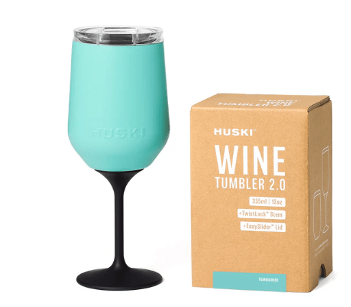 Wine Tumbler 2.0 - Turquoise (Limited Release) | Huski | Insulated Drink Chillers | Thirty 16 Williamstown
