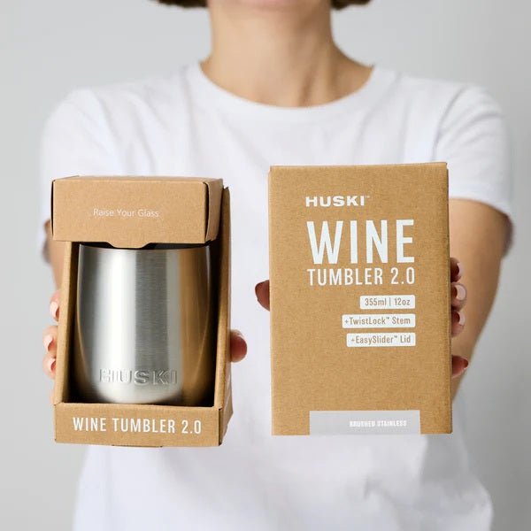 Wine Tumbler 2.0 - Turquoise (Limited Release) | Huski | Insulated Drink Chillers | Thirty 16 Williamstown