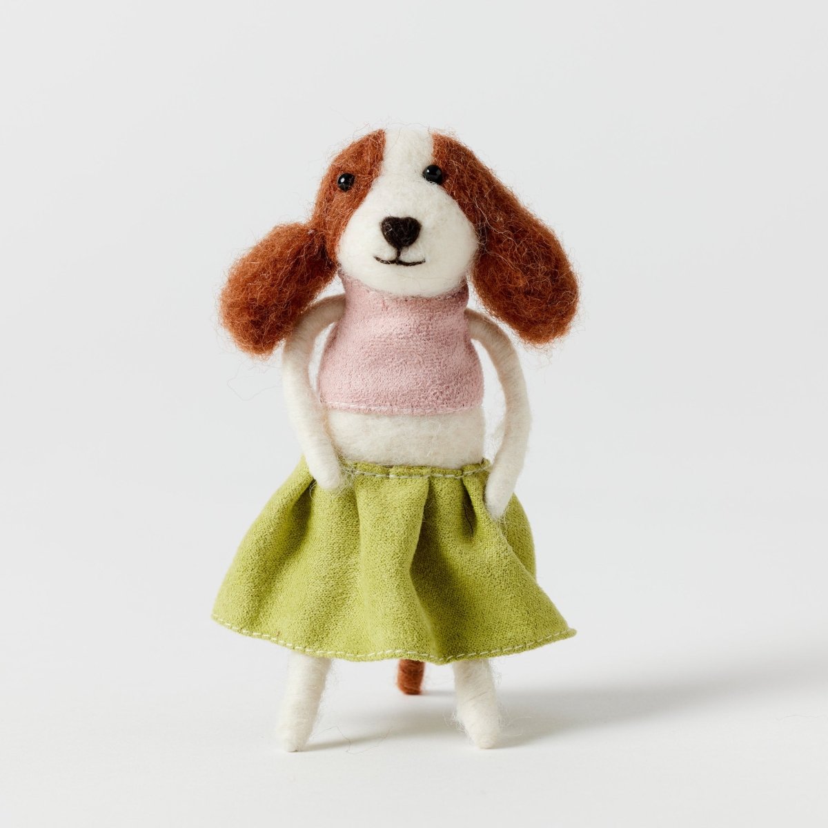 Wool Felted Figurine - Tutti Dog | Jiggle &amp; Giggle | Toys | Thirty 16 Williamstown