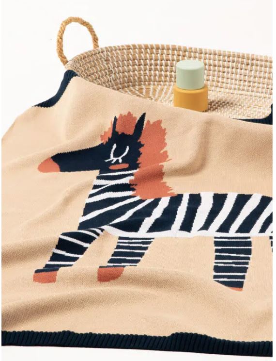 Zebra Baby Blanket | Indus | Bedding, Blankets & Swaddles | Thirty 16 Williamstown